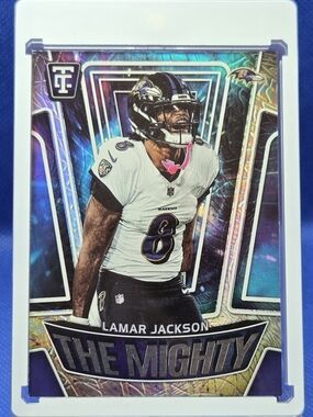 Panini Lamar Jackson Football Card - Purple, Black, White